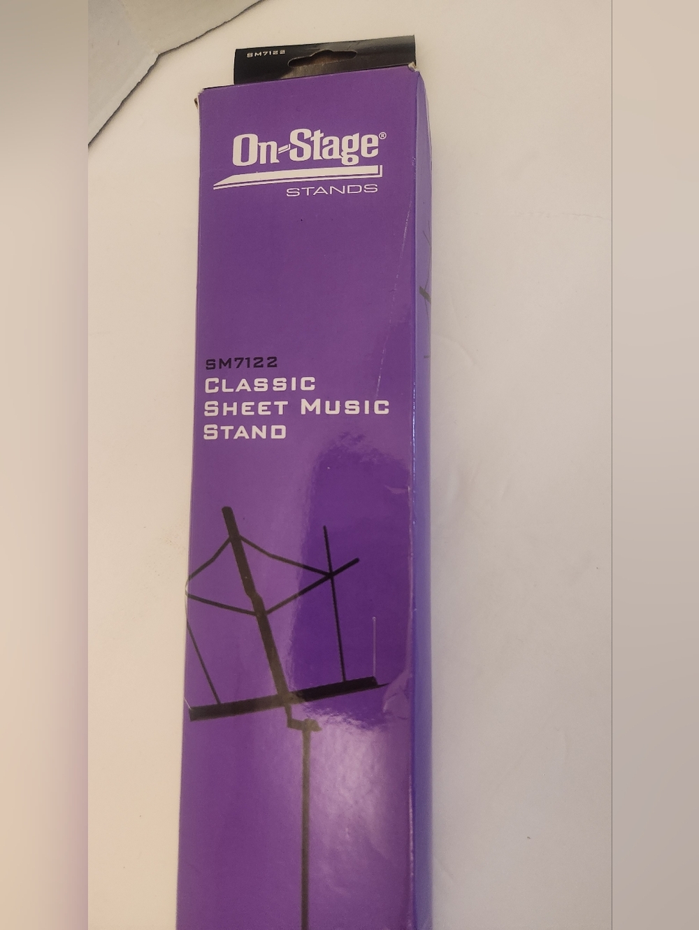 On-Stage Classic Sheet Music Stand - Black